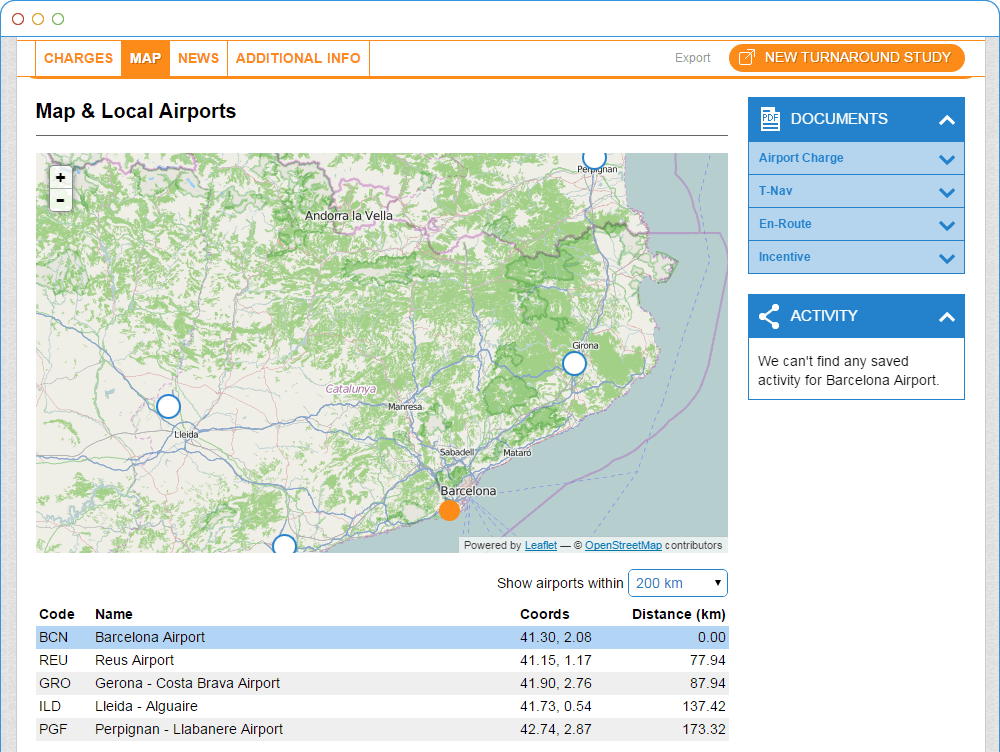 Airport Maps in AirportCharges